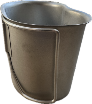 US Army Water Canteen Cup Edelstahl Becher