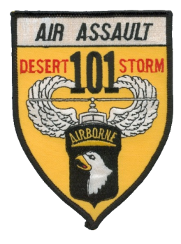 101st Airborne Divison - AIR AUSSAULT Desert Storm Abzeichen patch