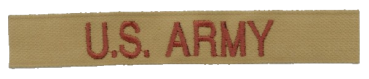 U.S.ARMY DCU Desert Uniform Tab Abzeichen