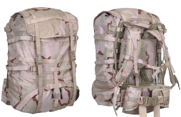 US Army Molle II Modular Lightweight Load Carrying 3 color desert Rucksack