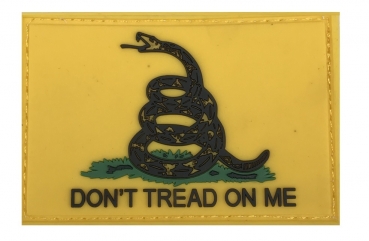 DON´T TREAD ON ME PVC Rubber Klettpatch