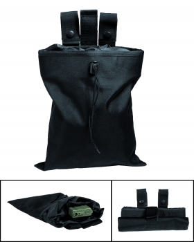 EMPTY SHELL Dump POUCH BLACK