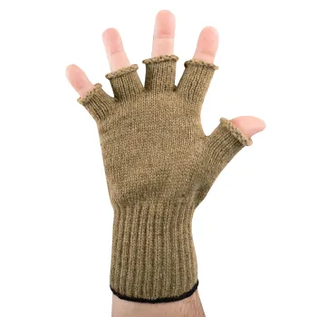 Preview: US Army Fingerless Wool Gloves Coyote