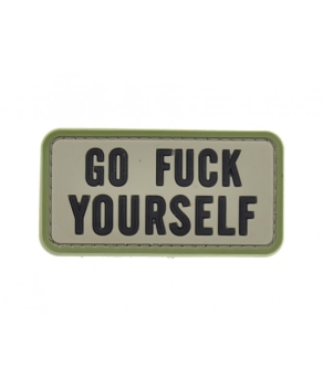 GO FUCK YOURSELF PVC Velcro patch