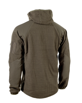 AB Fleece Hoodie Jacke Delta Oliv