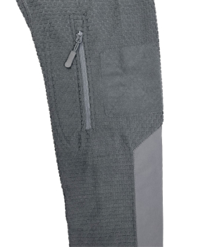 A. Blöchl Fleece Hoodie Jacke Delta Grey