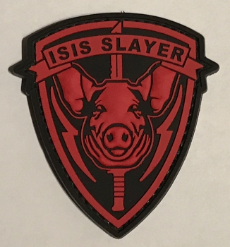 ISIS SLAYER Maiale PVC Velcro patch