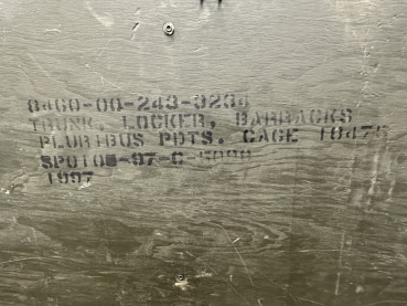 US Army Truhenkiste oliv gebraucht