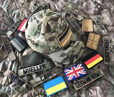 US MultiCam™ TACTICAL Cap mit Flagge und Nametape deiner Wahl