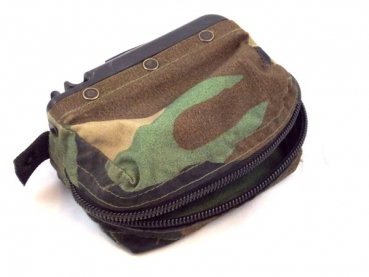 US ARMY M249 SAW Woodland Camouflage Behälter pouch