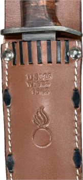 Preview: US Army WW II Kampfmesserscheide M6 Leder