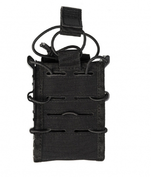 MAG. OPEN TOP FLEX SINGLE MOLLE POUCH BLACK