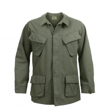 US Army NAM Vintage Fatigue Cotton Shirt Olive Drab