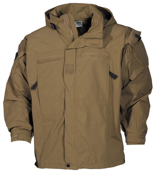 US PCU Protective Combat Uniform Soft Shell Jacke Coyote tan Level 5