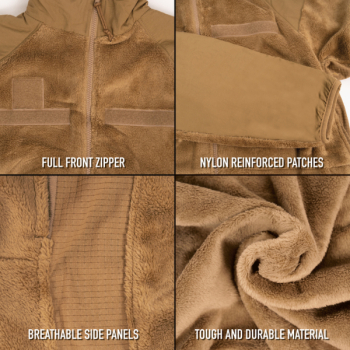 US GEN III Level3 ECWCS Fleecejacke AR TAN499