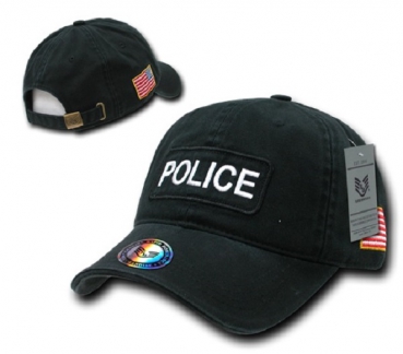 US POLICE Dual Flag Raid Cap