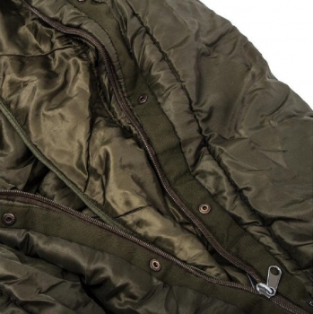 NL Military Sleeping bag Woodland camouflage gebr.