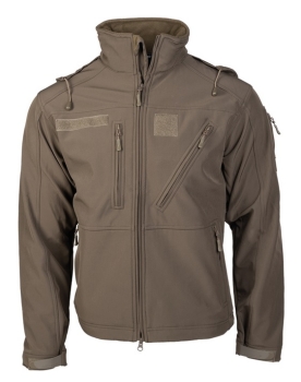 SOFTSHELL JACKE SCU 14 DARK RANGER GREEN
