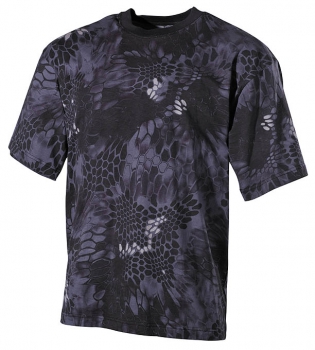 US T-Shirt halbarm snake black