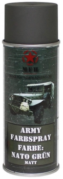 Farbspray Army NATO GRÜN 400 ml RAL9021