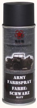 Farbspray Army SCHWARZ matt 400 ml RAL9021