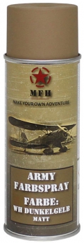 Farbspray Army WH DUNKELGELB matt 400 ml RAL7028