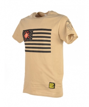 USMC Marsoc USA Flag Socom tshirt Sand