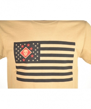 USMC Marsoc USA Flag Socom tshirt Sand