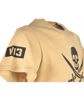 USN Jolly Roger Seal V13 Sand tshirt