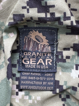 US Navy Seals Chief Patrol 90 Ltr Backpack AOR2 NSN 8465-01-577-3719