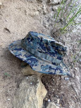 Battle Rip® Woodland Digital Combat Hat Sun Boonie