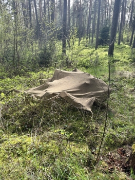 Preview: Sniper Ghillie Netzdecke 2 x 3 M Oliv Green