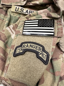 US Army 75th RANGER MultiCam OCP Patch scroll