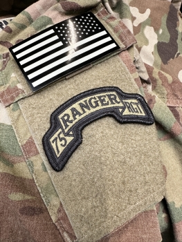 US Army 75th RANGER MultiCam OCP Patch scroll