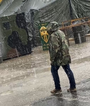 US Parka Hose Cold Weather Army woodland TarnAnzug