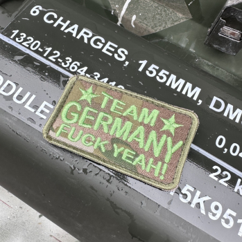 TEAM GERMANY - FUCK YEAH! MultiCam™ Velcro patch