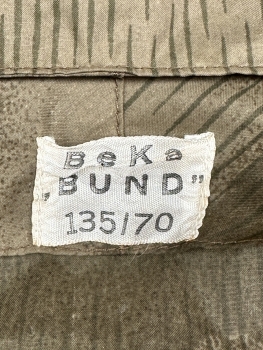 Bundesgrenzschutz BGS Poncho WW2 Wehrmacht sumpftarn