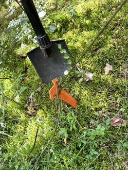 US ARMY Aluminium Zelt Hering Orange