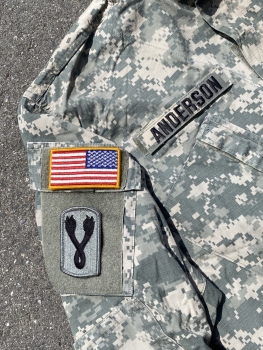 196th Infantry Brigade Chargers UCP ACU Patch - Foliage Green