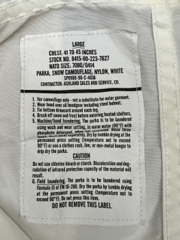US Army Schneetarn Parka