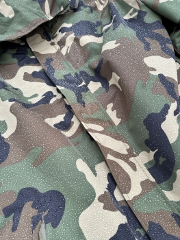 US Cold Wet Weather Parka mit Fleecejacke GEN.II Woodland Camouflage