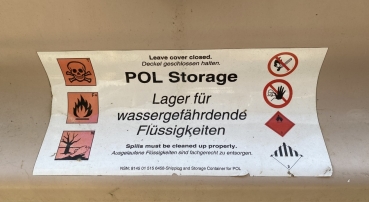 US ARMY FUEL CAN POL STORAGE BOX