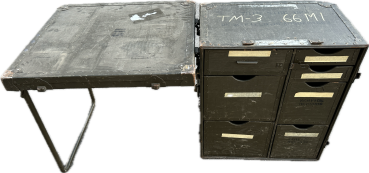 US Army  Case Portable Field Desk