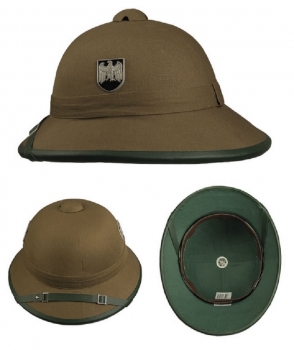 WEHRMACHT WH TROPENHELM MIT BRILLE AFRIKA CORPS (REPRO)