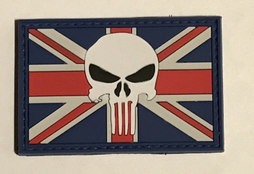 Bandiera UK Flag Punisher PVC Velcro patch