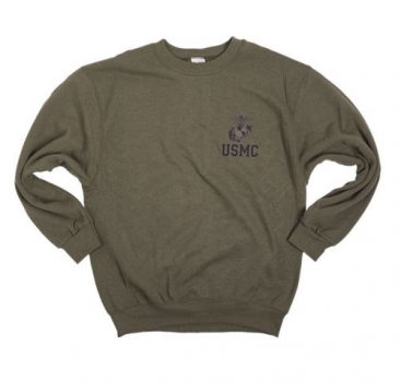 USMC US Marine Corps EAG PT Sweatshirt oliv