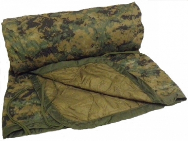 US WOODLAND DIGITAL CAMOUFLAGE WOOBIE PONCHO LINER