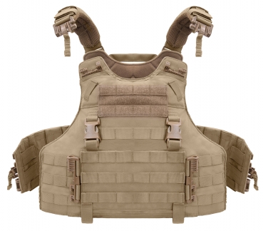 Warrior Assault System Quad Release Molle Plate Carrier Coyote