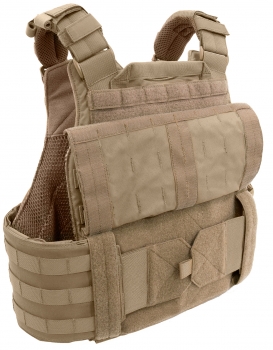 Warrior Assault System Quad Release Molle Plate Carrier Coyote