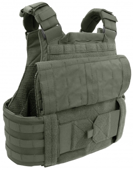 Preview: Warrior Assault System Quad Release Molle Plate Carrier Oliv Green